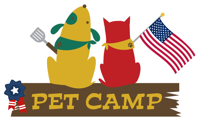 pet camp memorial day logo