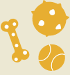 Dog toys icon